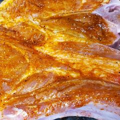 A picture of Oven baked porkchops.