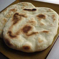 A picture of Made at Home Homemade Naan (Using a Bread Maker).