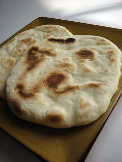 A picture of Made at Home Homemade Naan (Using a Bread Maker).