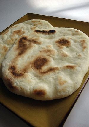 A picture of Made at Home Homemade Naan (Using a Bread Maker).
