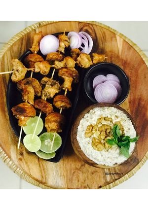 A picture of Tandoori Mushrooms.