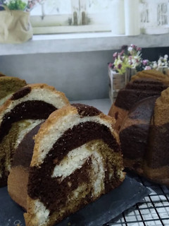 Foto resep Marmer cake putih telur