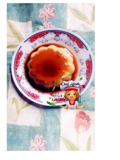 Cream caramel ainihin hoton girkin