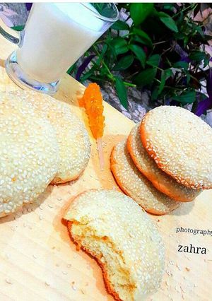 عکسی از دستور کلوچه کنجدی