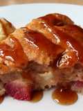 Vickys Spiced Plum & Apple Pudding & Dulce du Leche, GF DF EF SF
