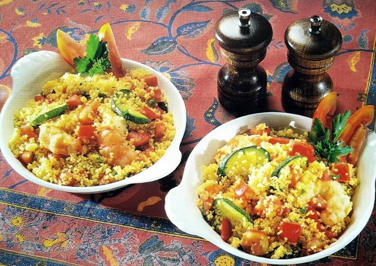 My Grandma Love This Shrimp Couscous Salad