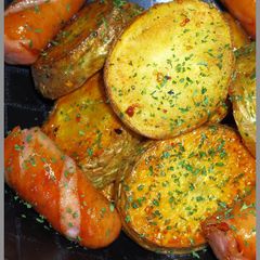 A picture of My German Potatoes Made With New Potatoes.