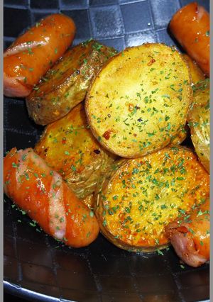 A picture of My German Potatoes Made With New Potatoes.