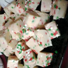 A picture of Cake Batter Fudge.