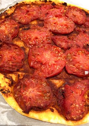 Une photo de Tarte aux tomates confites