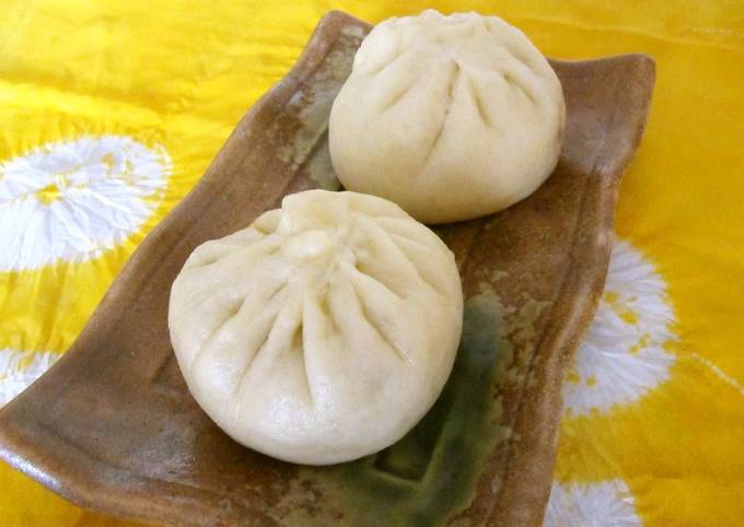 Carrot Filled Steamed Buns - A Dim Sum Item