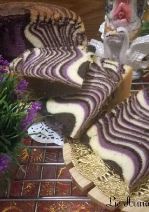 Foto resep (16.7) Bolu Zebra Putih Telur