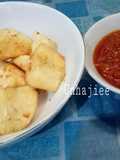 Kasbi goreng/singkong+Sambal