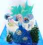 Cara Bikin Frozen Birthday Cake / Kue Ulang tahun Elsa / Elsa Birthday Cake Menu Enak Dan Mudah Dibuat