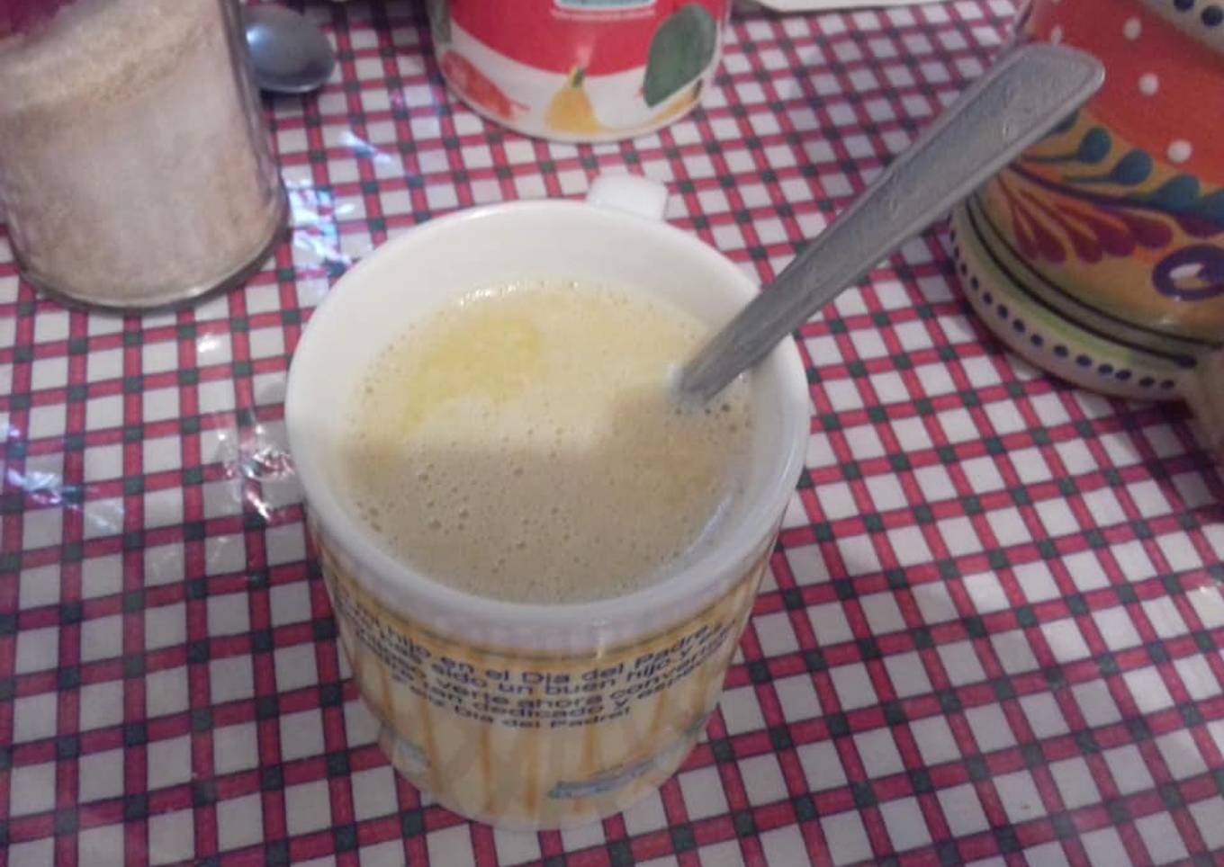 Atole de piña las correa