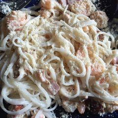 A picture of Smoked Seafood Linguini.