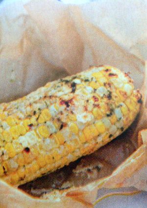 A picture of Garlicky Cheese-Crusted Corn (Yankee).