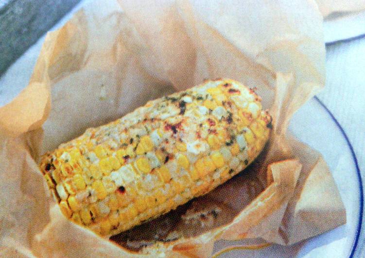 Step-by-Step Guide to Prepare Super Quick Homemade Garlicky Cheese-Crusted Corn (Yankee)