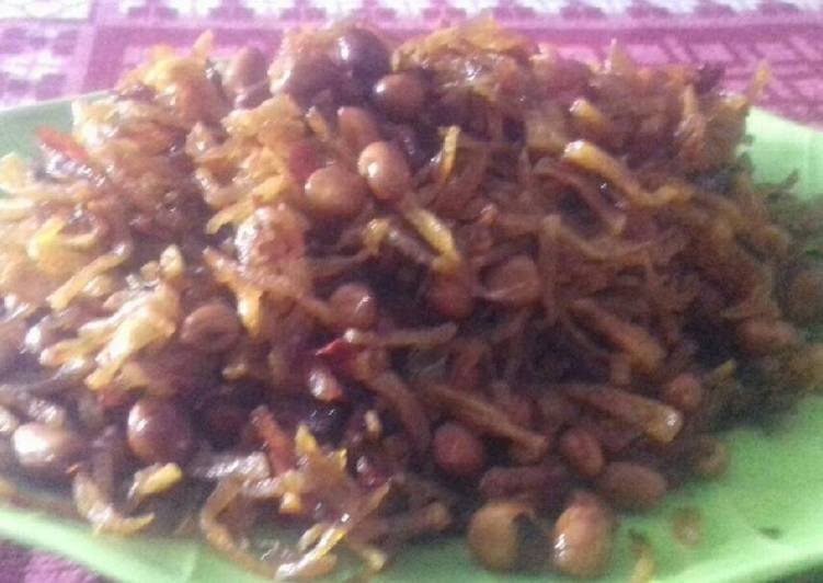 Resep Kering kentang kacang pedas manis Anti Gagal