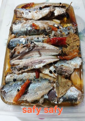 صورة لوصفة السردين المعلب (بالقدرة)