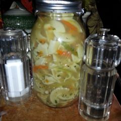 A picture of Granny's chicken soup.