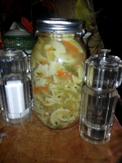 A picture of Granny's chicken soup.