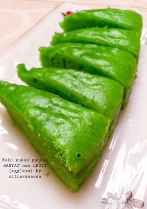 Foto resep Bolu kukus pandan BANTAT nan LEGIT(eggless)
