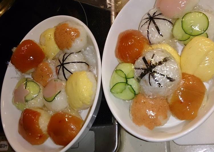 Recipe of Yummy Temari Sushi