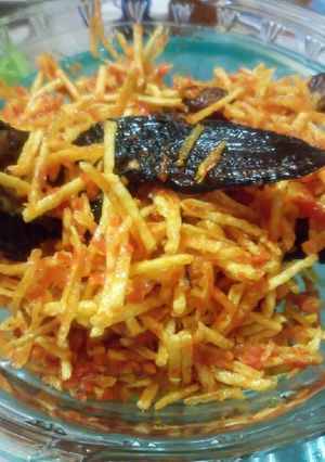 Foto resep Kentang balado + ikan saleh