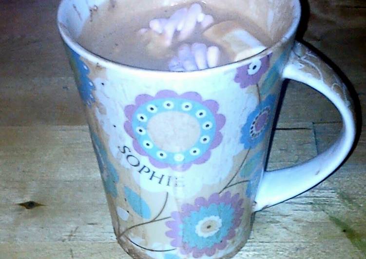 Recipe of Homemade marshmallow hot chocolate