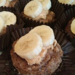 A picture of Vickys Maple Banana Nut Muffins, GF DF EF SF with NF option.