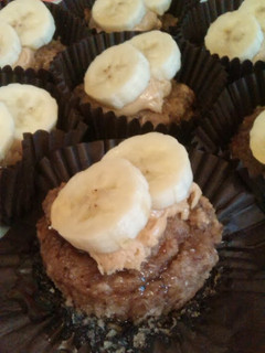 A picture of Vickys Maple Banana Nut Muffins, GF DF EF SF with NF option.