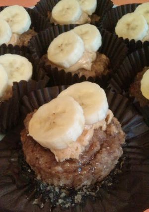 A picture of Vickys Maple Banana Nut Muffins, GF DF EF SF with NF option.