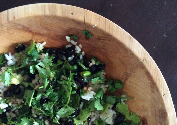 Steps to Make Super Quick Vegan Asian Rice Salad