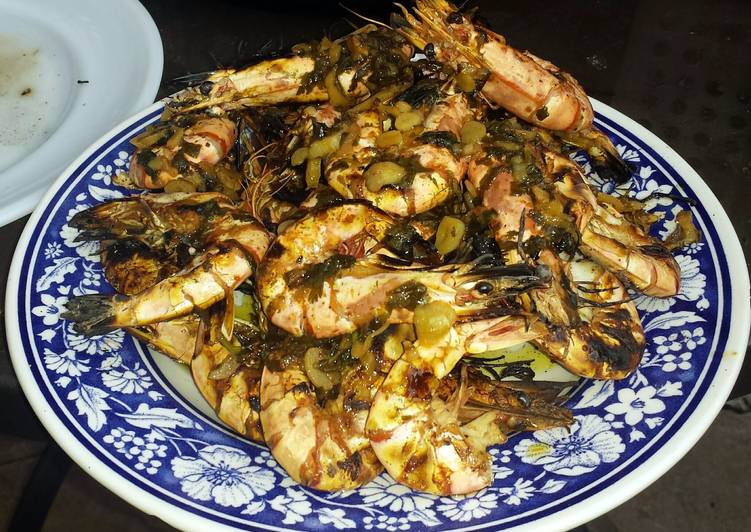 Recipe of Ultimate Prawns with Jack Daniels Sauce