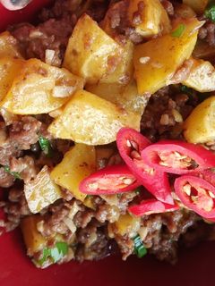 Foto resep Tumis kentang daging