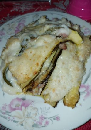 Foto di Parmigiana di zucchine con salsiccia