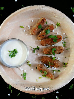 A picture of Sabudana-Raw Banana Cutlets.