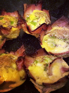 A picture of L's Eggs in Bacon Baskets.