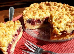 Une photo de ☆Clafoutis Crumble à la Cerise☆