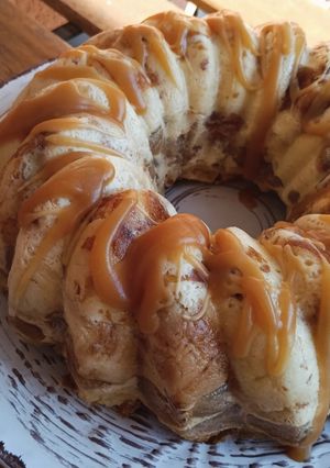 Foto principal de Pudding de Croissants, Manzana y Toffee