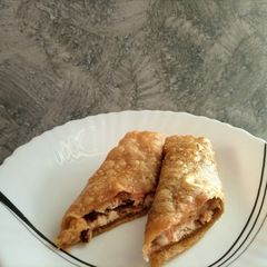 A picture of Malai boti roll.