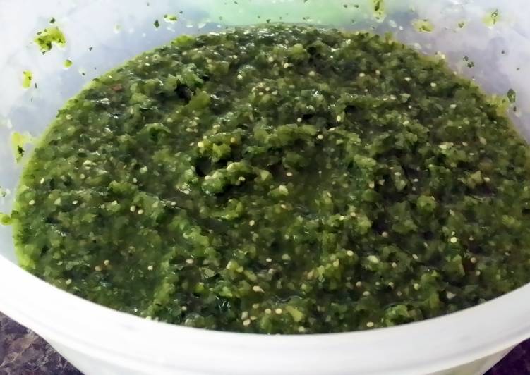 Recipe of Favorite Salsa Verde