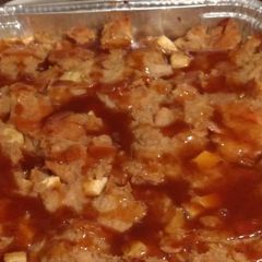 Caramel Apple Bread Pudding A picture of Caramel Apple Bread Pudding.