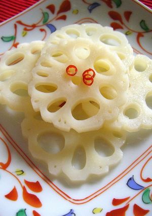A picture of One Pot Recipe! Pickled Lotus Root for Osechi!.