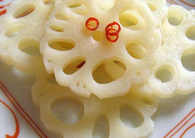 One Pot Recipe! Pickled Lotus Root for Osechi!