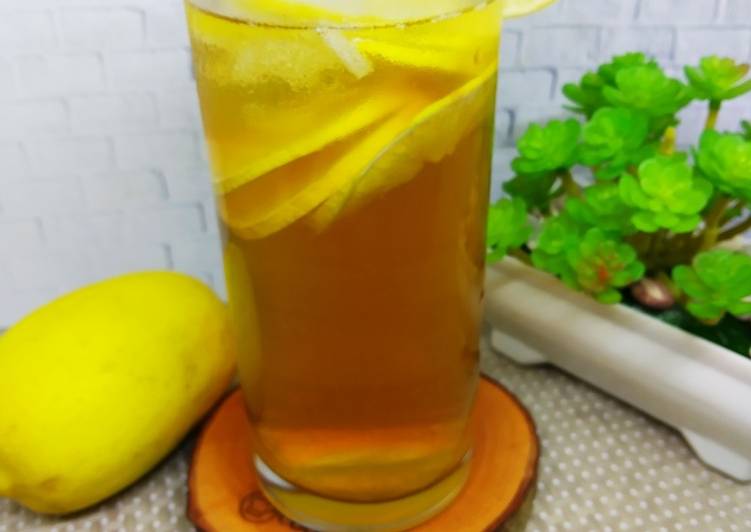 Resep 🍋 Es Teh Lemon 🍋 yang Sempurna