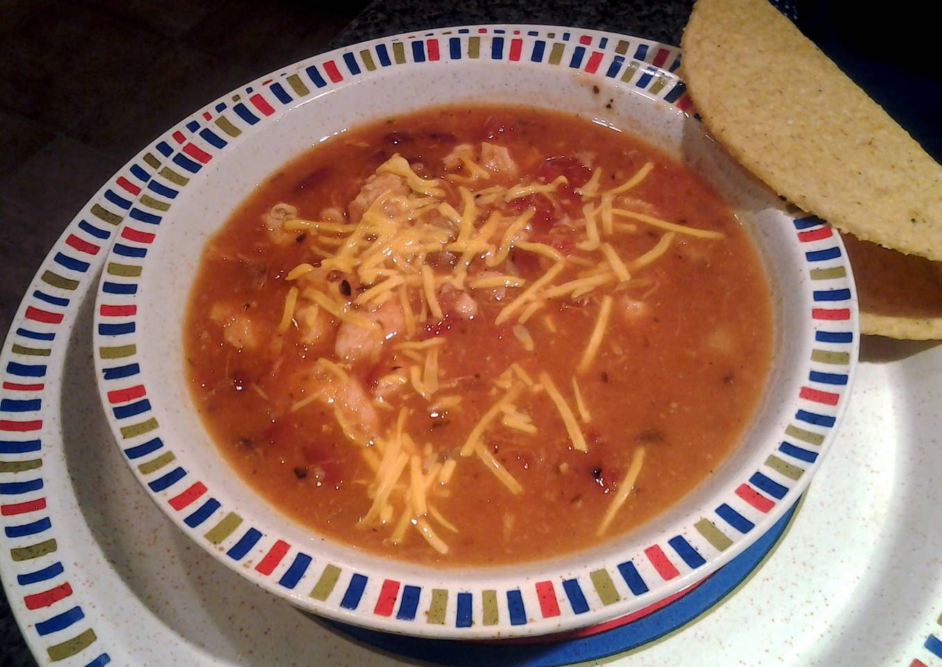 Crockpot taco soup