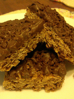 A picture of " Chocolate Dipped Granola Bars ".