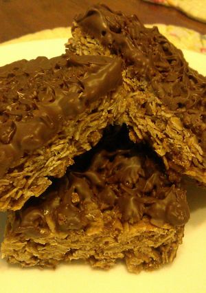 A picture of " Chocolate Dipped Granola Bars ".
